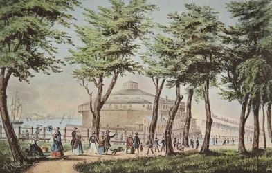 Castle Garden, New York, Von der Battery